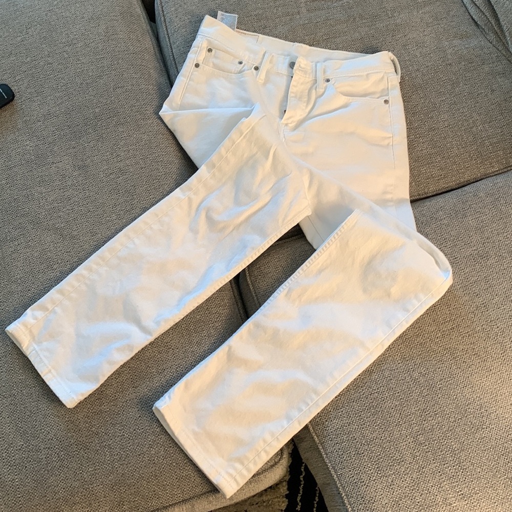 Levi’s 514 White - Straight Jeans Long